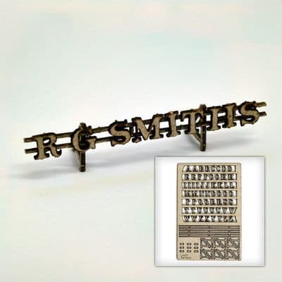 LX037-4mm Laser Cut Lettering 4mm