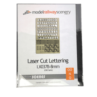 LX037-8mm Laser Cut Lettering 8mm