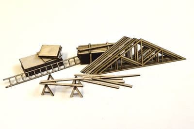 LX049-OO Timber Yard & Building Site Accessories OO/4mm/1:76