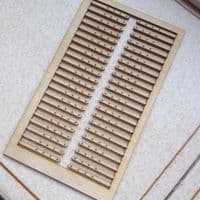 LX056-72 Laser Cut 4ft Post & Wire Fencing 1:72