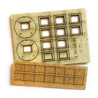 LX064-N Laser Cut Trackside Drainage (Manholes etc) N/2mm/1:148