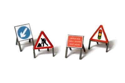 LX074-O Laser Cut Temporary Road Signs (Pack of 16) O / 7mm / 1:43