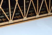 LX076-N Double Track Bowstring Bridge N/2mm/1:148