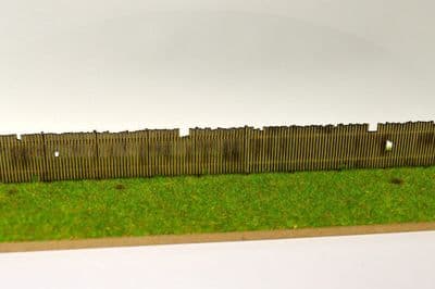 LX077-O Laser Cut Old Wooden Fencing O/7mm/1:43