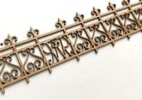 LX078-OO Laser Cut Decorative GWR Roof-Top Railings OO/4mm/1:76