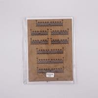 LX078-OO Laser Cut Decorative GWR Roof-Top Railings OO/4mm/1:76