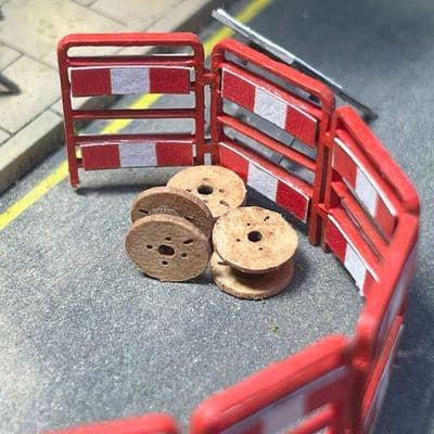 LX082-OO Small Cable Drums (Pack of 18) - OO/4mm/1:76