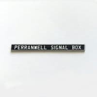 LX093-OO Laser Engraved Signal Box Nameplates OO/4mm/1:76