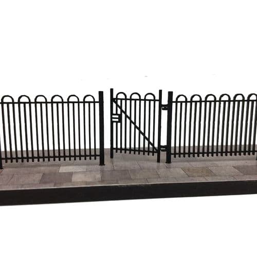 LX102-OO Laser Cut 5ft School/Park Hairpin Railings OO/4mm/1:76