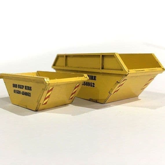 LX110-OO Rubbish Skips (Pack of 5) OO/4mm/1:76