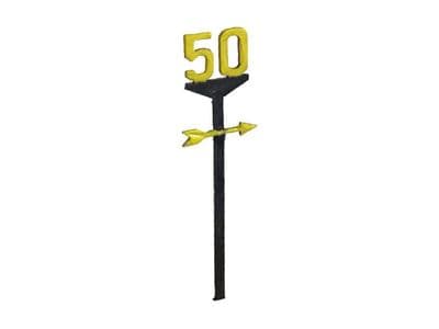 LX130-O Railway Speed Restriction Signs (Pack of 19) O/7mm/1:43