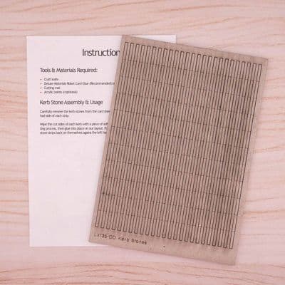 LX135-OO Kerb Stones (3ft) OO/4mm/1:76