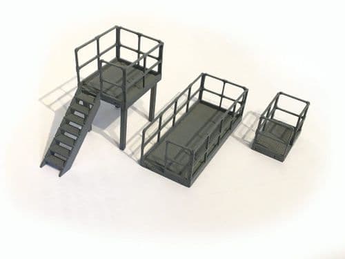 LX148-OO Relay Box/Trackside Platforms (Mixed pack) OO/4mm/1:76