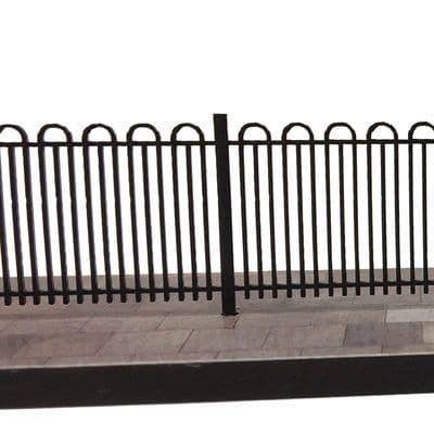 LX162-N Laser Cut 5ft School/Park Hairpin Railings Extension Pack N/2mm/1:148