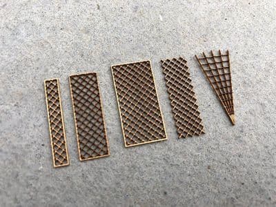 LX163-O Decorative Trellis Panels O/7mm/1:43
