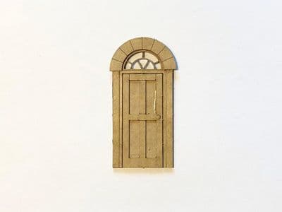LX173-OO Four Panel Exterior Doors With Frames & Stone Headers OO/4mm/1:76
