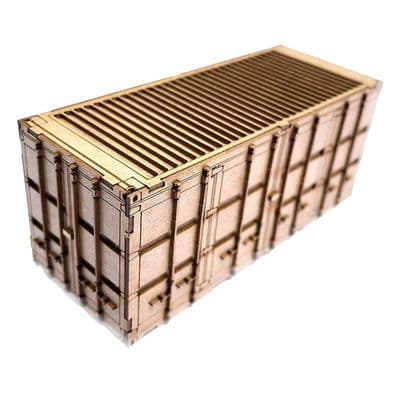 LX178-OO M.O.D. 20ft Side Opening Shipping Container Kit (Pack of 1) OO/4mm/1:76