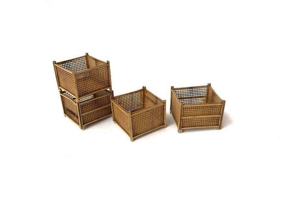 LX182-50 Mesh Sided Stillages (Pack of 4) 1:50