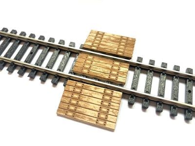 LX184-N Weathered Sleeper Barrow Crossing/Foot Crossing Kit N / 2mm / 1:148