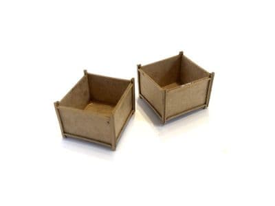 LX187-OO Solid Sided Stillages (Pack of 8) OO/4mm/1:76