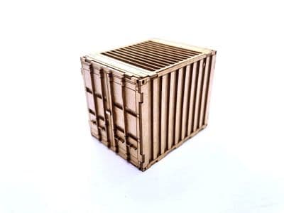 LX188-OO 10ft Shipping Container Kit (Pack of 2) OO/4mm/1:76