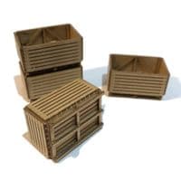LX214-OO Potato / Fishing Net Crates (Pack of 4) - OO/4mm/1:76