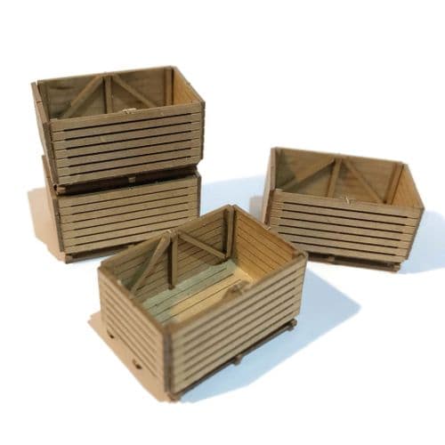 LX214-OO Potato / Fishing Net Crates (Pack of 4) - OO/4mm/1:76