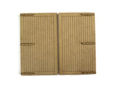 LX234-OO Goods Shed/Engine Shed Doors Set 2 OO/4mm/1:76