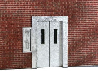 LX235-OO Lift Doors For Model Buildings (Pack of 4) OO/4mm/1:76