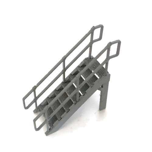 LX248-OO Laser Cut Railway Platform Access Steps (Pack of 4) - OO/4mm/1:76
