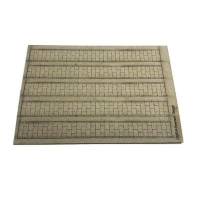 LX253-N Laser Cut Card Pavement Strips (Pack of 5) - N/2mm/1:148