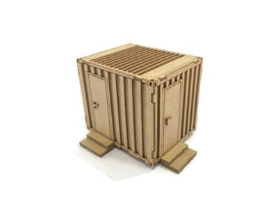LX259-OO 10ft Shipping Container Toilet Block/Welfare Unit - OO/4mm/1:76