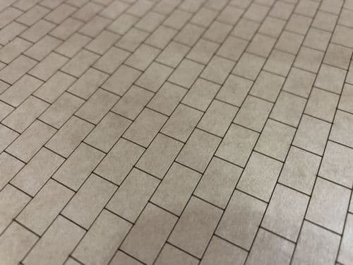 LX264-OO 3ft x 2ft Paving Slabs Engraved Sheet (144mm x 272mm) - OO/4mm/1:76