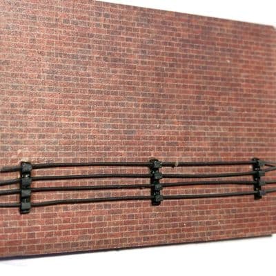 LX281-OO Lineside Cable Hangers For Platforms, Tunnels etc (Pack of 20) - OO/4mm/1:76