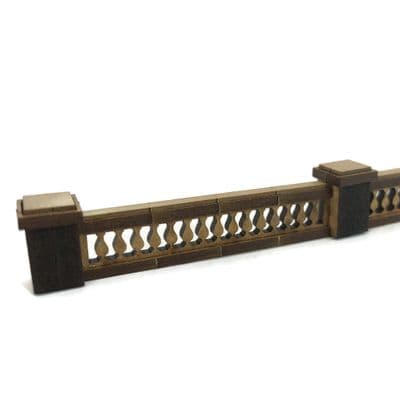 LX307-N Decorative Balustrade (Pack of 8) - N/2mm/1:148