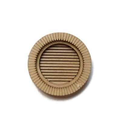 LX322-OO Circular Wall Vents (Pack of 10) - OO/4mm/1:76