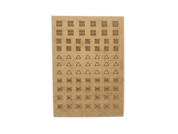 LX350-N Manholes & Drains (Pack of 84) - N/2mm/1:148