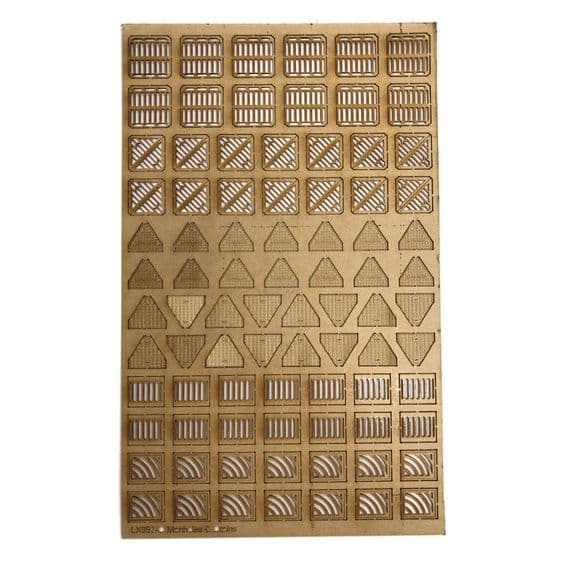 LX350-O Manholes & Drains (Pack of 84) - O/7mm/1:43