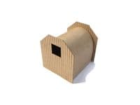 LX360-OO Anderson Shelter / Corrugated Workman's Hut - OO/4mm/1:76