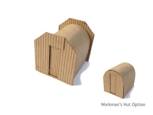LX360-OO Anderson Shelter / Corrugated Workman's Hut - OO/4mm/1:76
