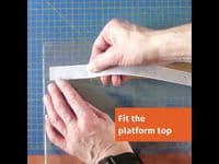 LX368-OO Locomotive Maintenance Platform (Concrete) - OO/4mm/1:76