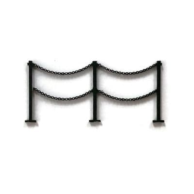 LX371-OO Chain Safety Railings For Depots Etc (Pack of 12) - OO/4mm/1:76