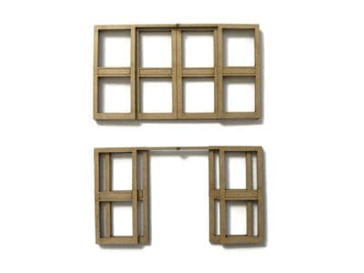 LX374-OO Automatic Double Doors - Set 1 (Pack of 2) - OO/4mm/1:76