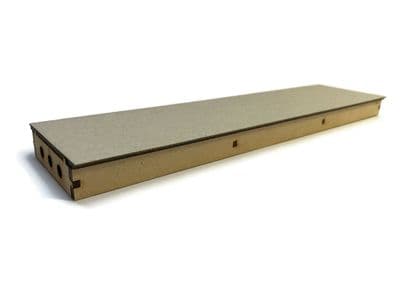 LX402-OO Long Straight Island Platform (280mm x 70mm) (Pack of 2) - OO/4mm/1:76