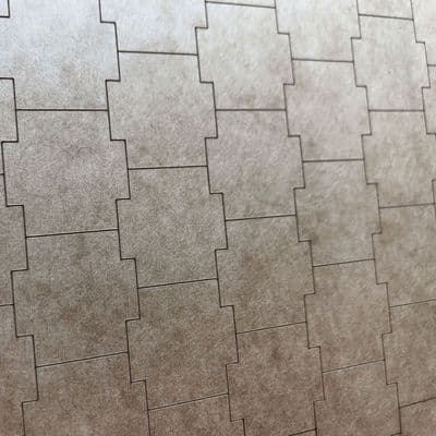 LX408-OO Laser Engraved Reinforced Concrete Retaining Wall Sheets - 180mm (Pack of 2) - OO/4mm/1:76