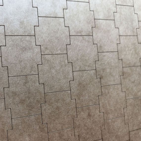 LX408-OO Laser Engraved Reinforced Concrete Retaining Wall Sheets - 180mm (Pack of 2) - OO/4mm/1:76