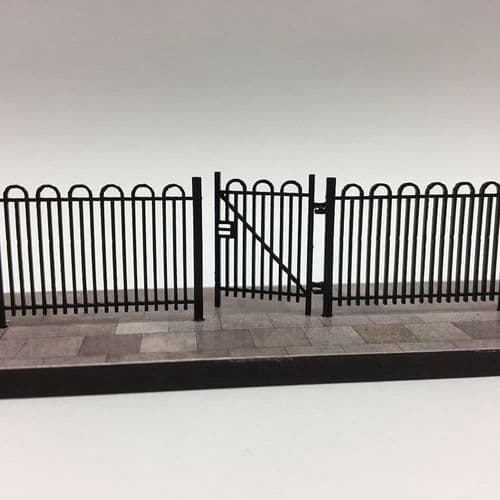 LX420-OO Laser Cut 4ft School/Park Hairpin Railings OO/4mm/1:76