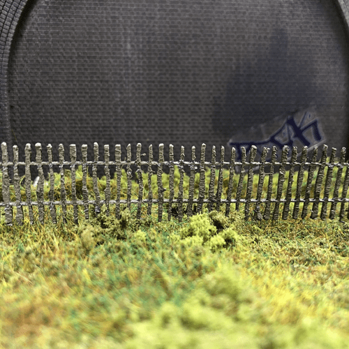 LX433-OO Wooden Paling Fence / Allotment Fence - OO/4mm/1:76