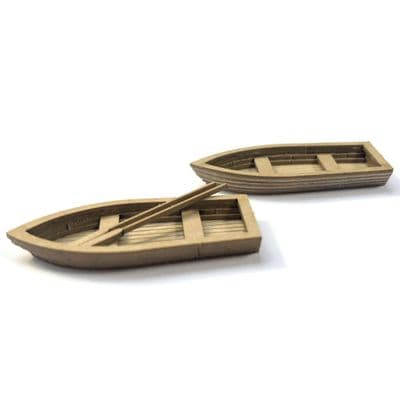 LX434-OO Rowing Boats - Waterline Model (Pack of 5) - OO/4mm/1:76