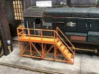 LX446-OO Portable Locomotive Access Platforms (Pack of 2) - OO/4mm/1:76